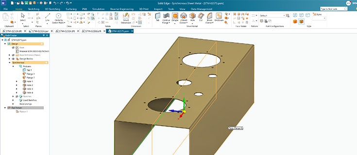 Solid Edge 2026: Neue mittlere Bezugsebene