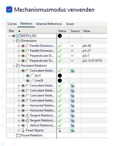 NX 2512: Verbesserte Skizzenerstellungsunterstützung