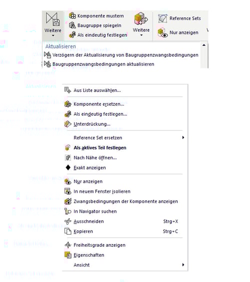 NX 2512: Verbesserung der Benutzerfreundlichkeit durch neue Befehlspositionen
