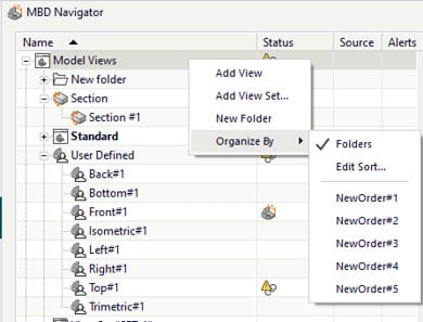 Designcenter MBD-Navigator Fenster