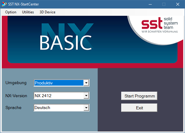 NX BASIC - Das Schnellstart-Center für NX-Umgebungen der Solid System Team GmbH