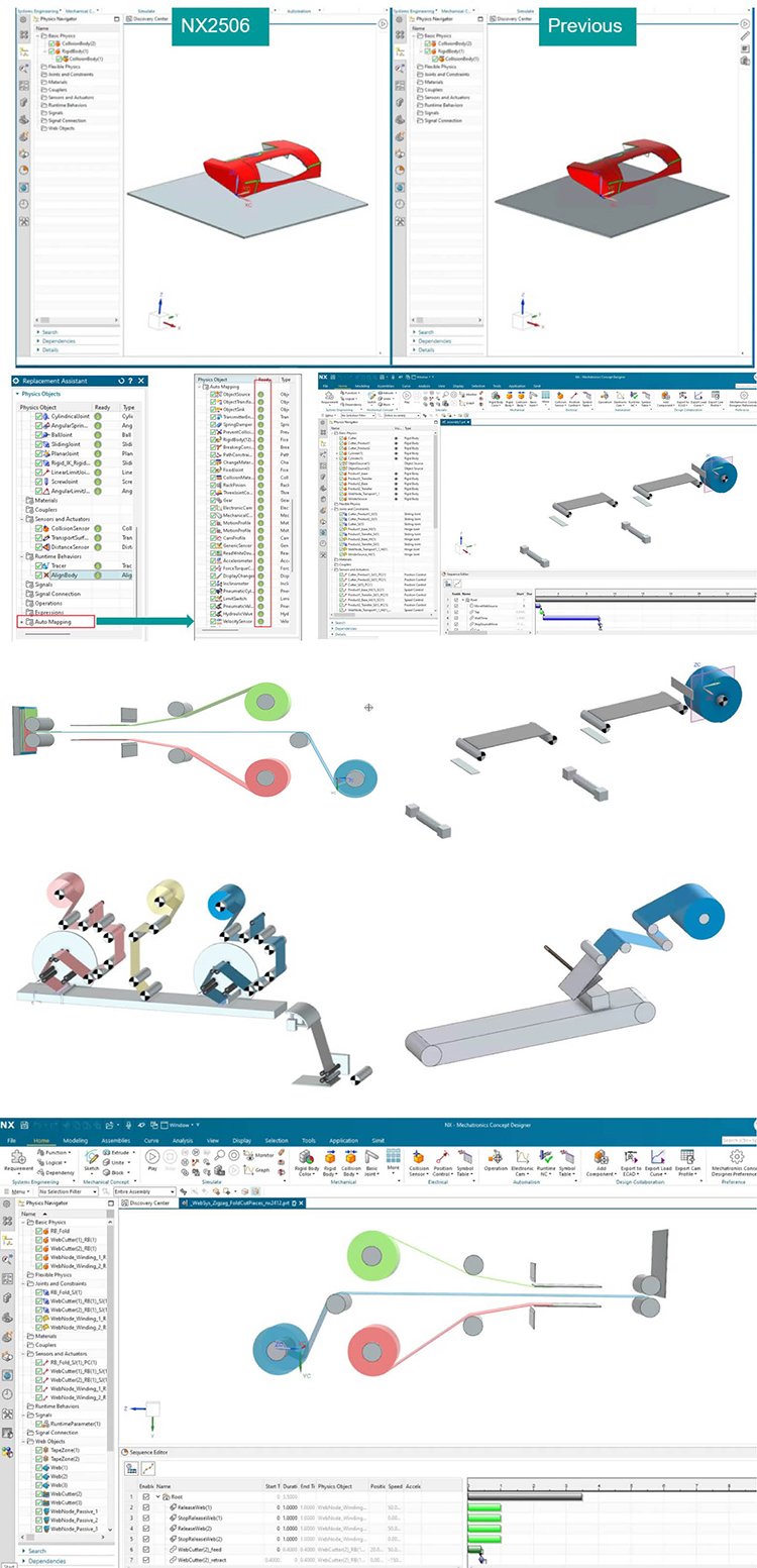 Die Neuerungen beim Mechatronics Concept Designer (MCD) in NX 2506Mechatronics Concept Designer (MCD)