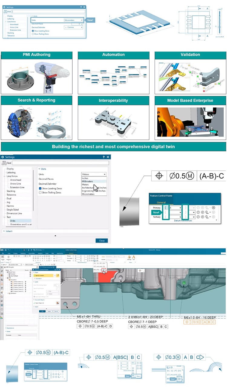 Die Neuerungen für die modellbasierte Definition (MBD) in NX 2506