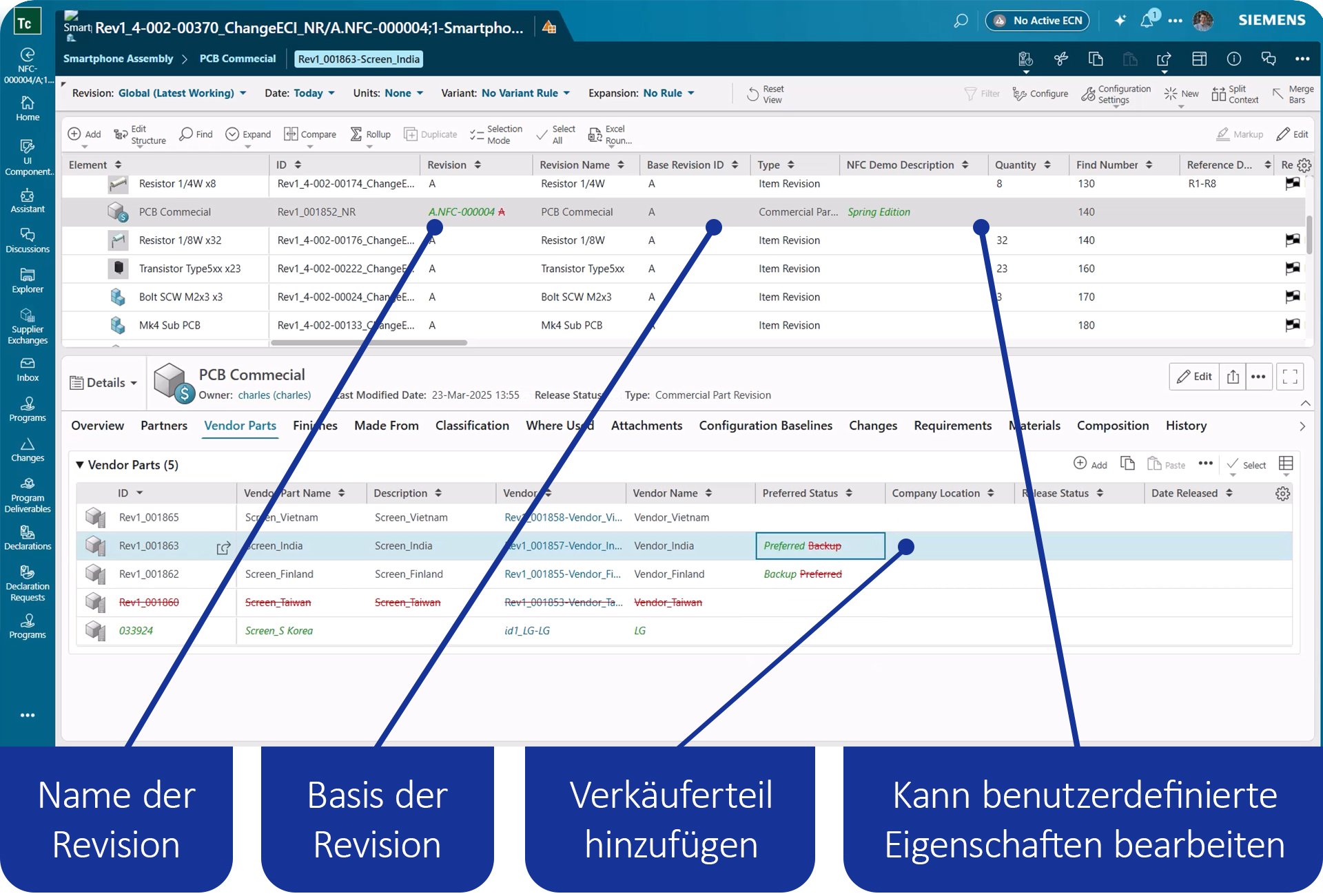Change Management Teamcenter 2506