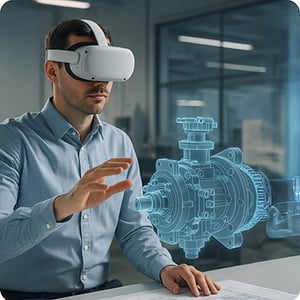Virtual/Augemented Reality Anwendungen verändern die Konstruktion im Maschinen- und Anlagenbau